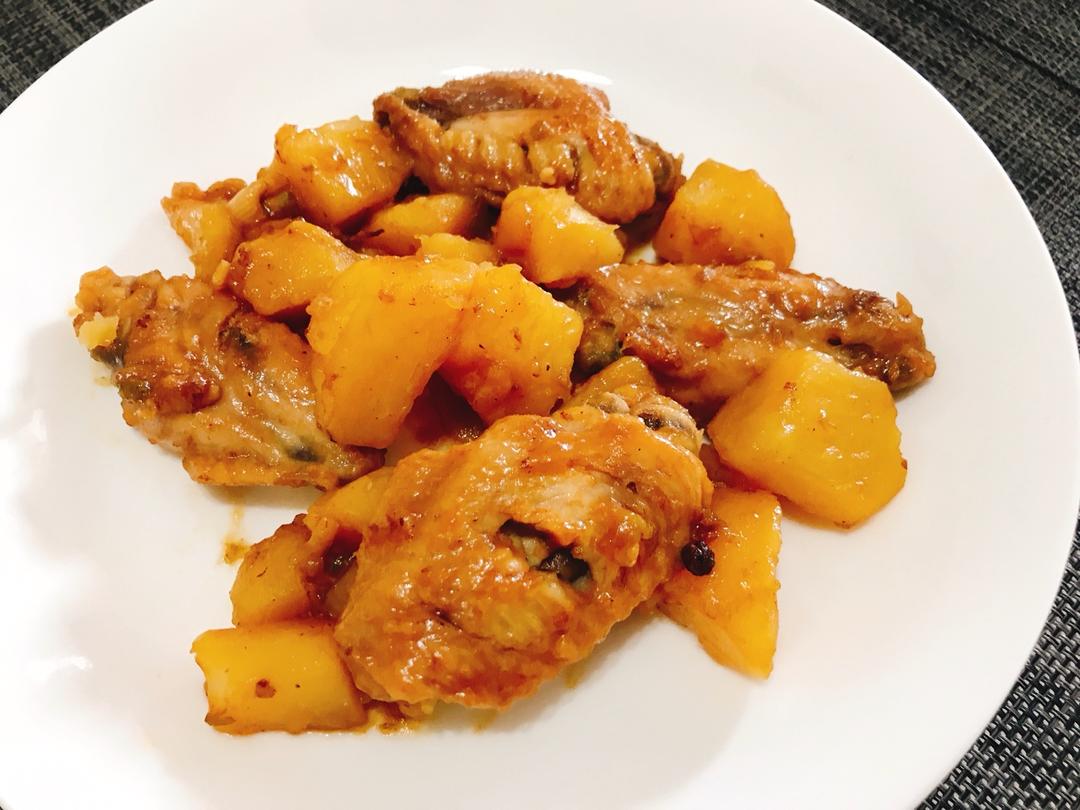 土豆炖鸡翅（快手零失败）