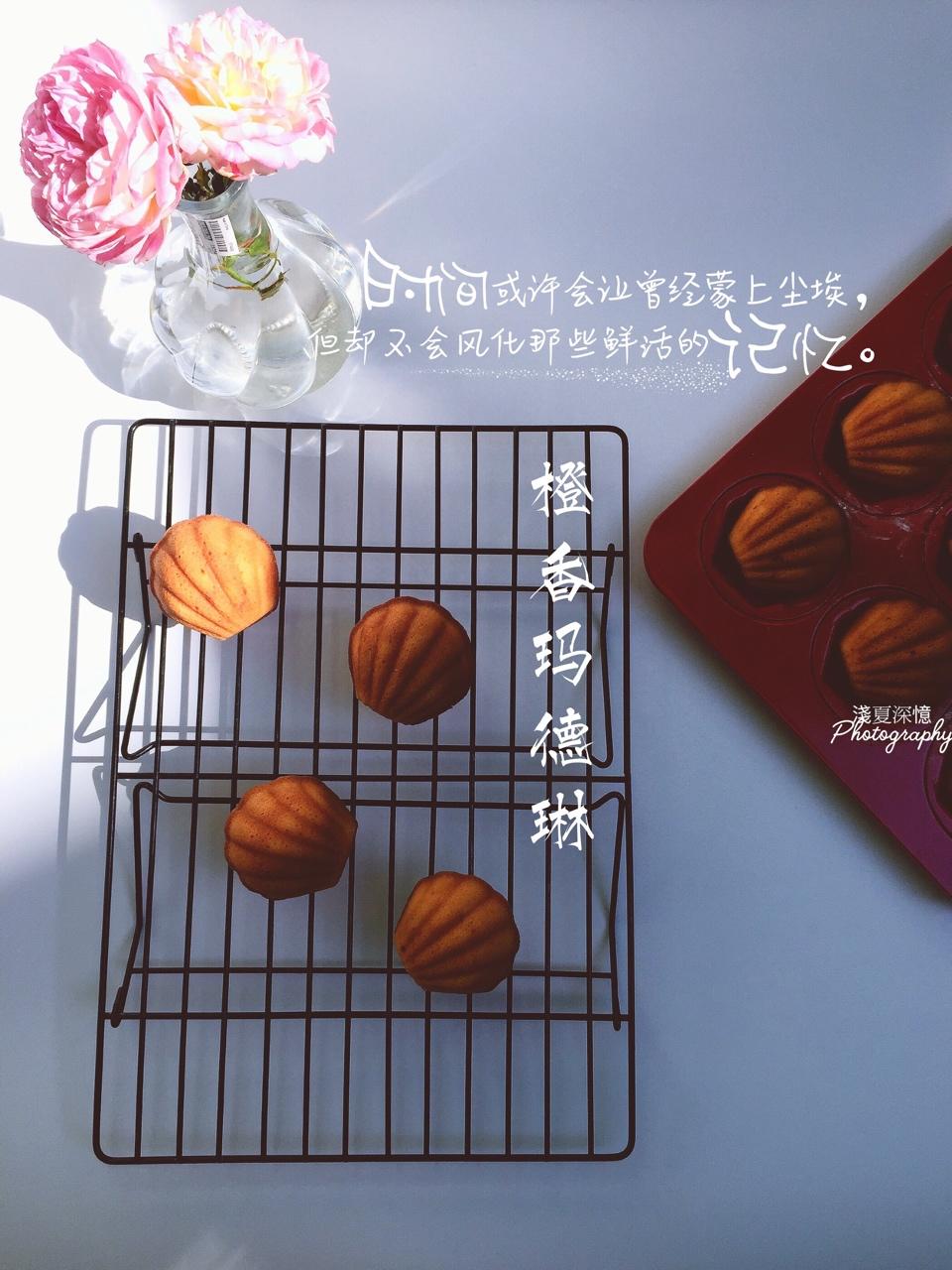 柠檬白巧克力玛德琳