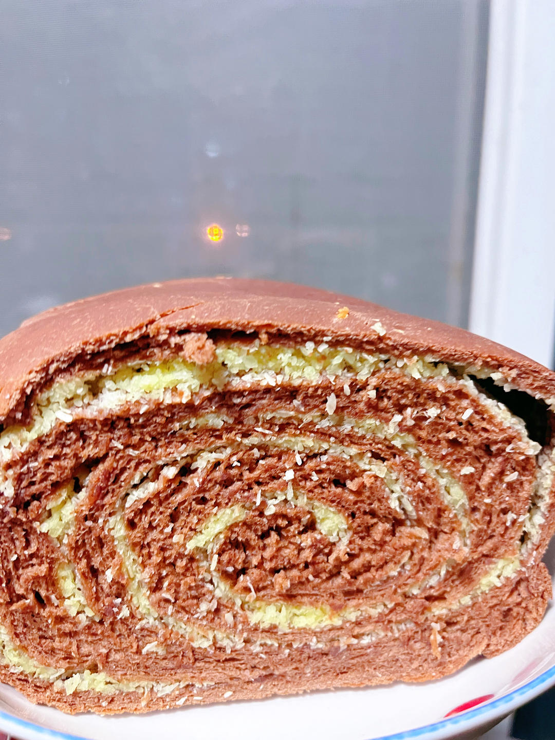 松下面包机可可椰蓉馅面包