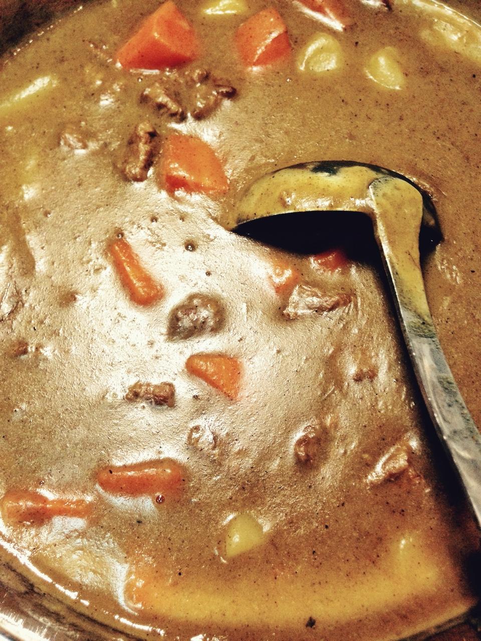 日式咖喱牛肉饭