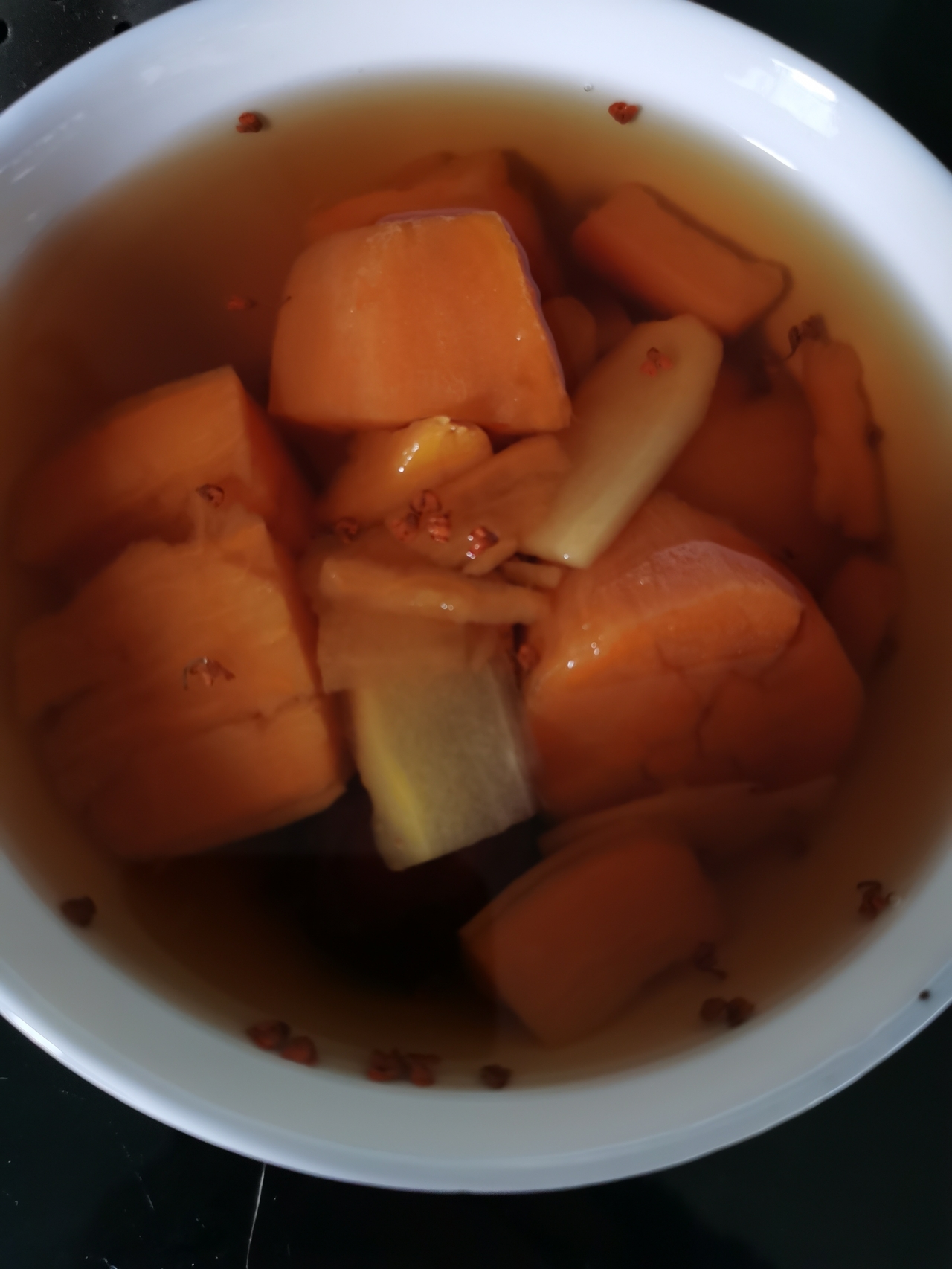红糖番薯姜汤的做法