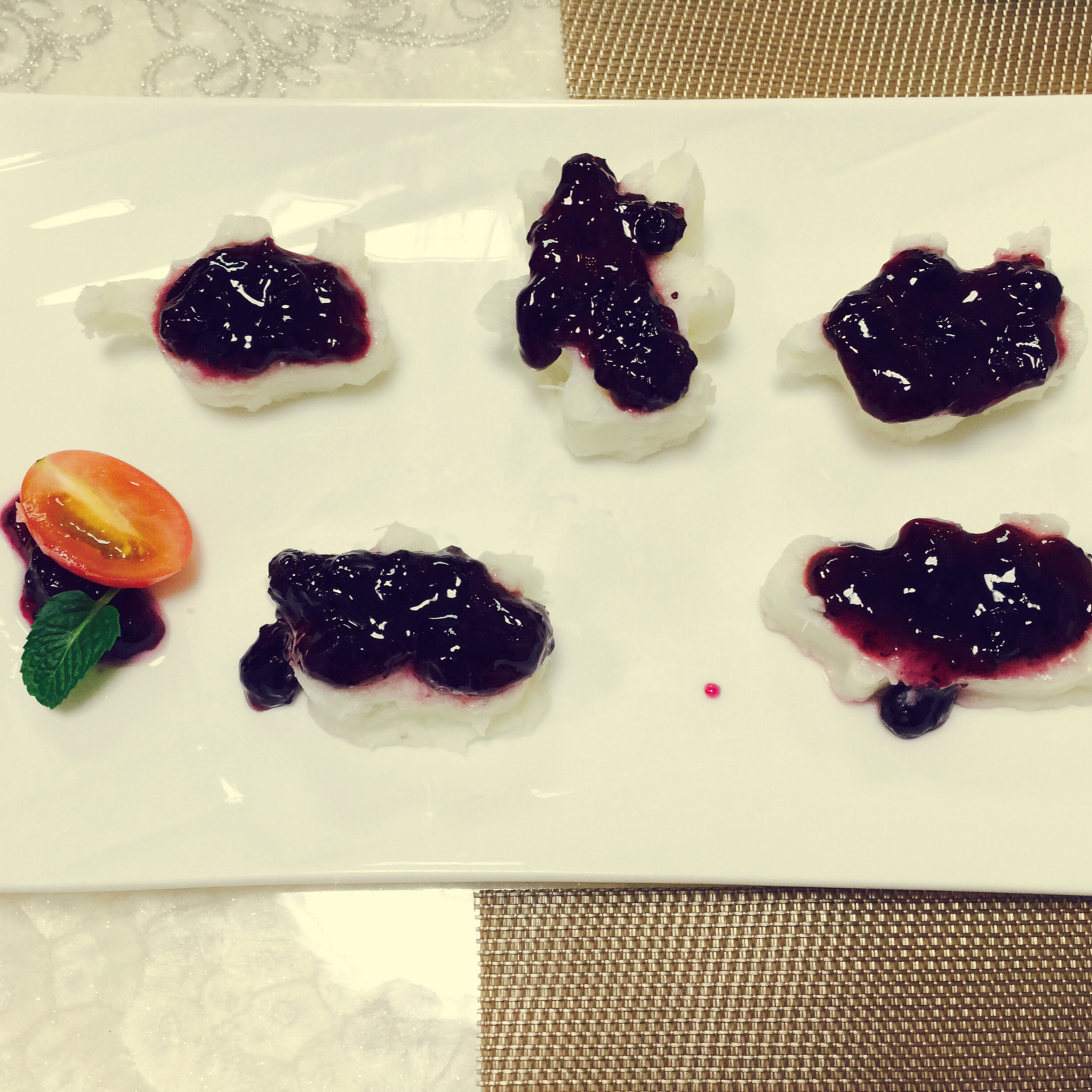 【丘比美食】蓝莓山药