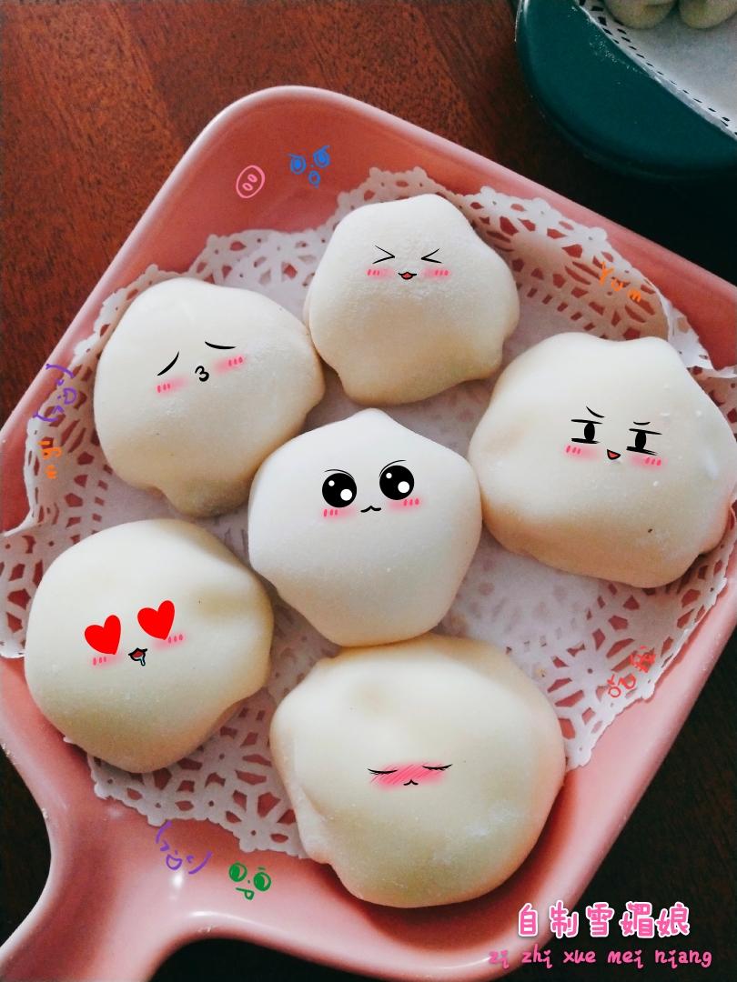 自制雪媚娘🥞无需烤箱，一次就”能成功❗的做法