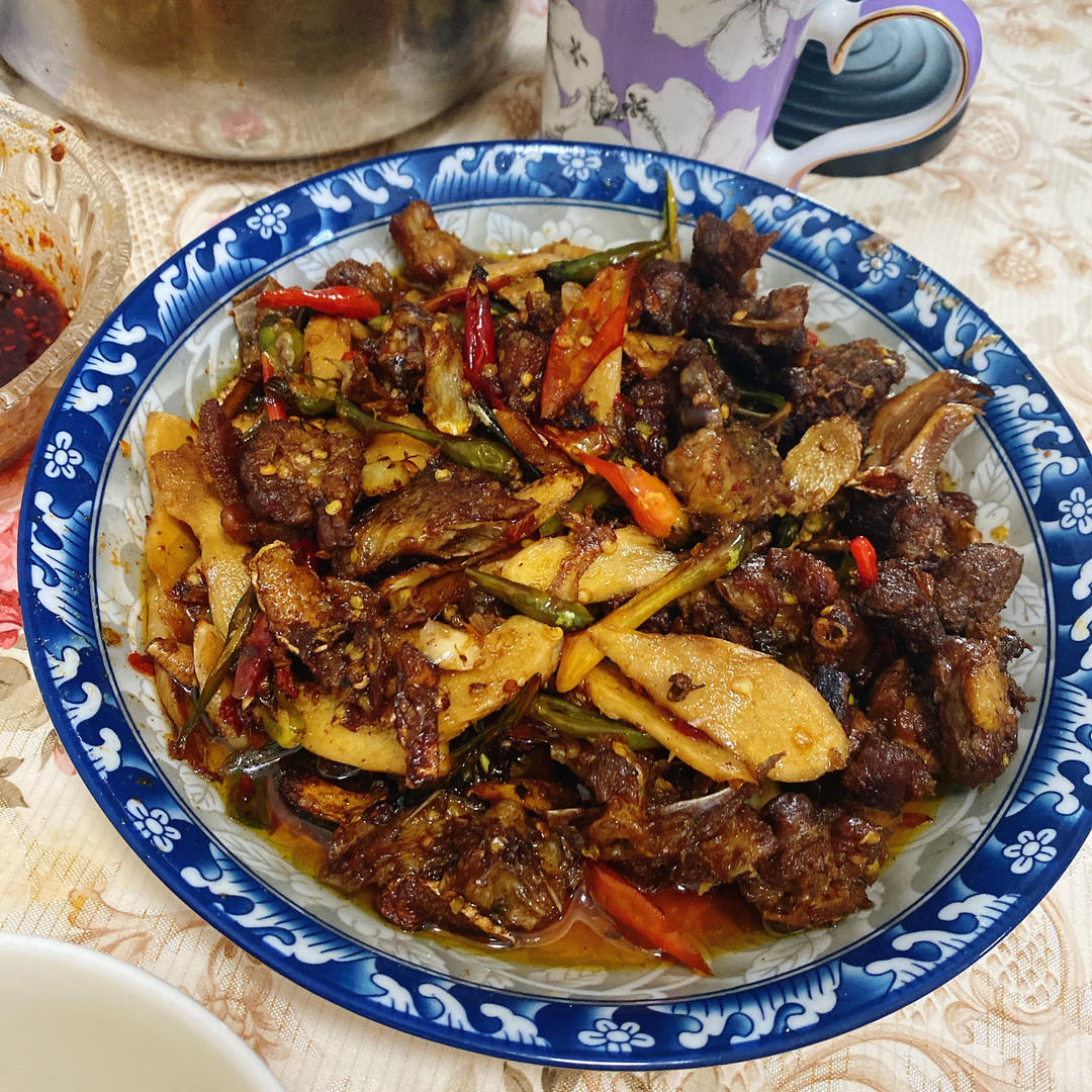 姜爆鸭子（子姜炒鸭子）