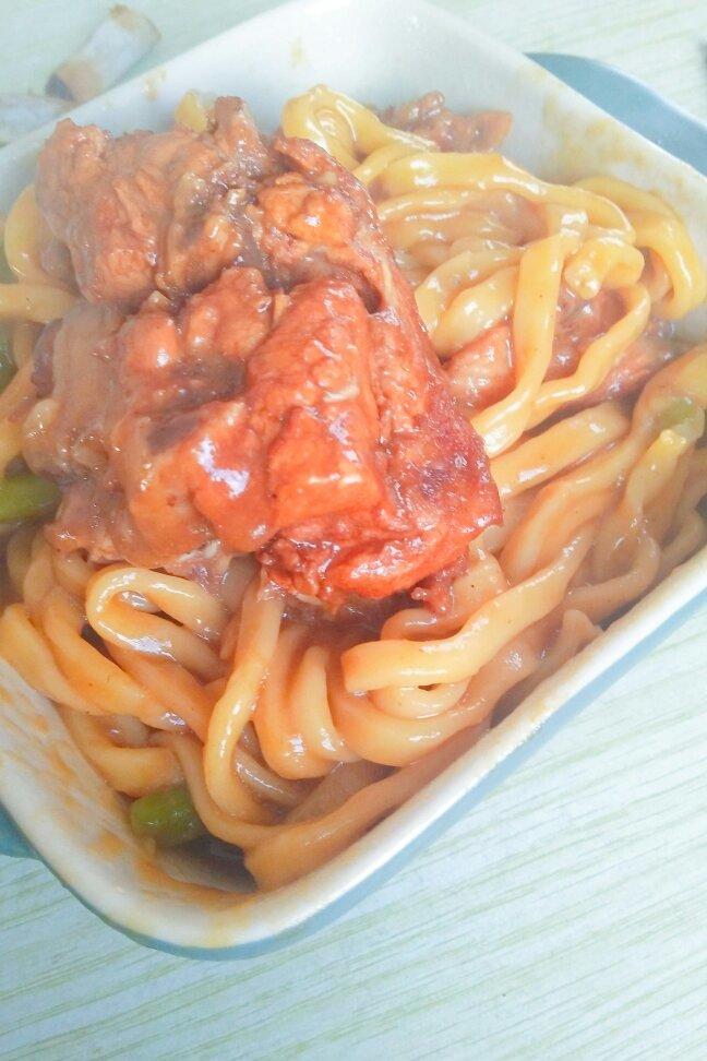 豆角焖面