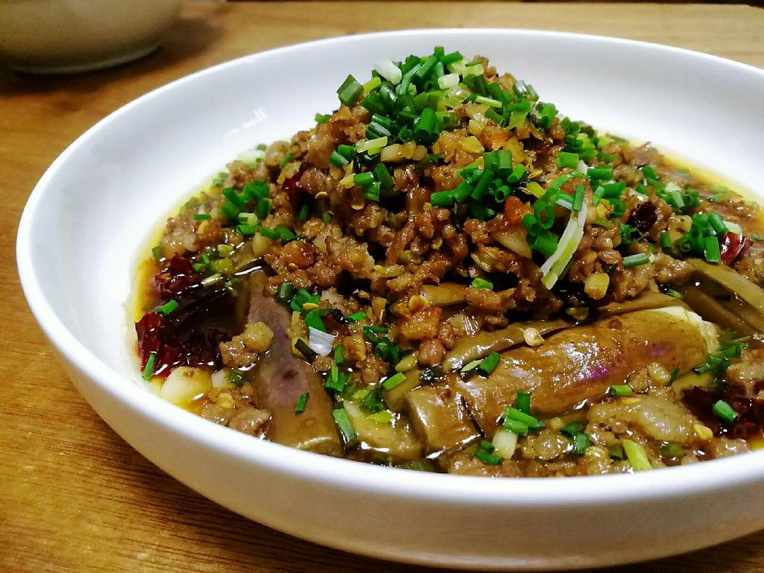 肉末蒸茄子