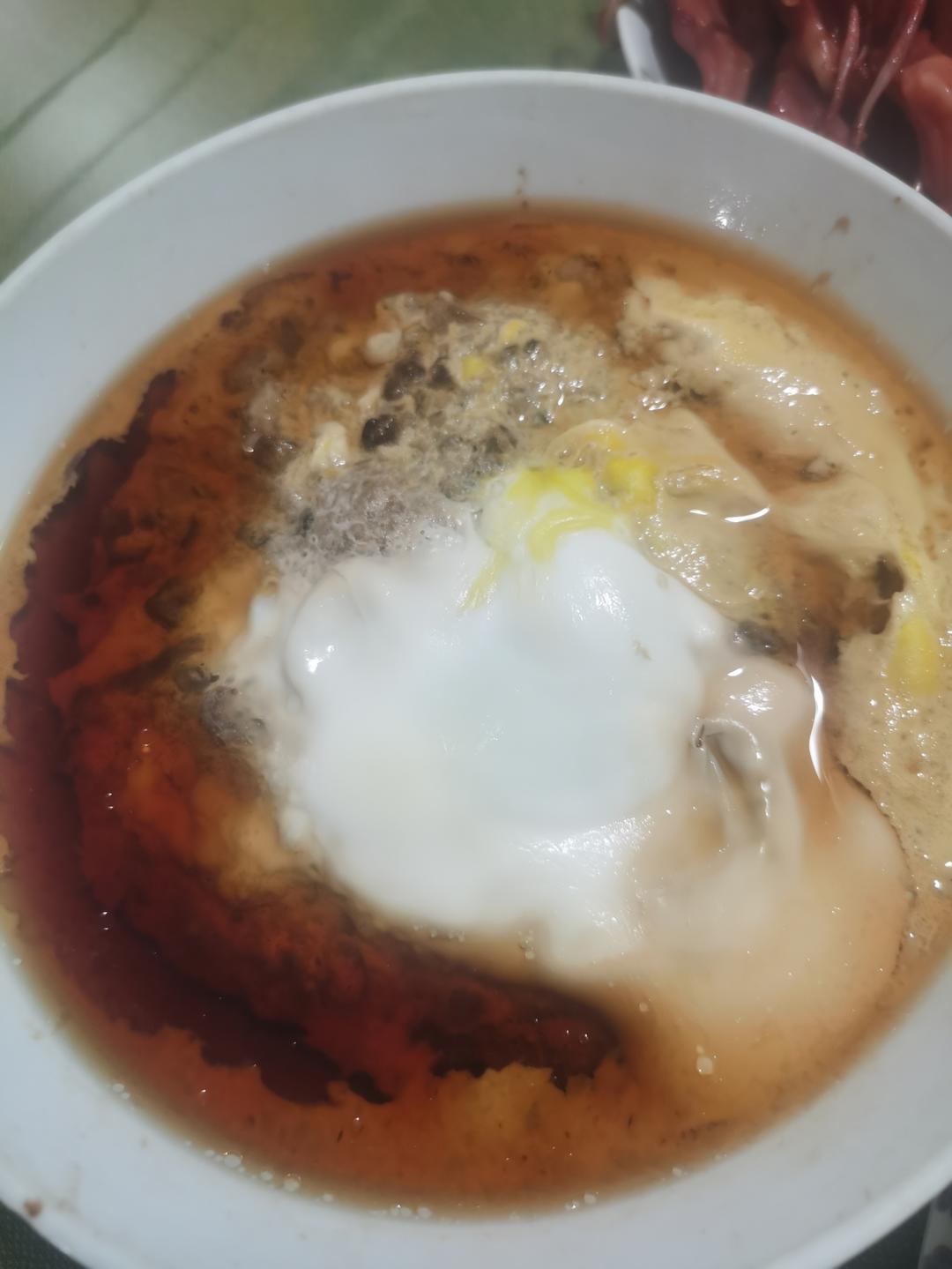 肉饼子笋干蒸蛋一鲜美好吃又简单光盘