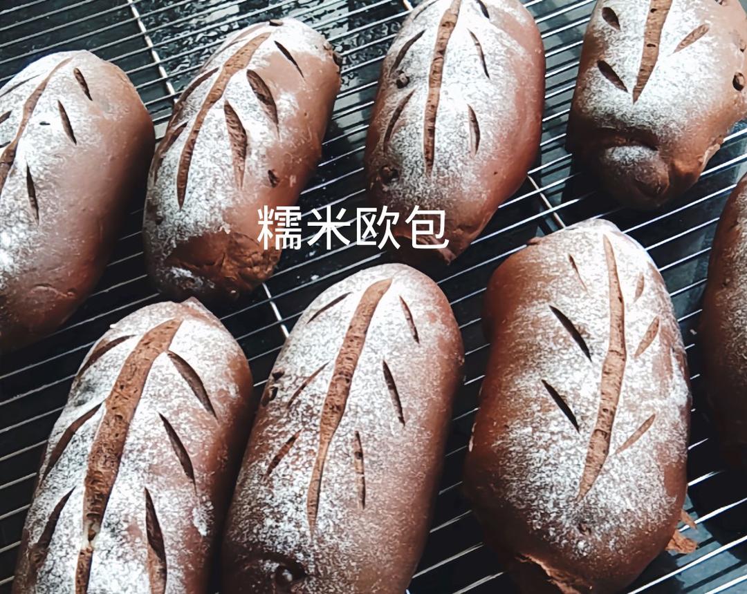 巧克力麻薯软欧包