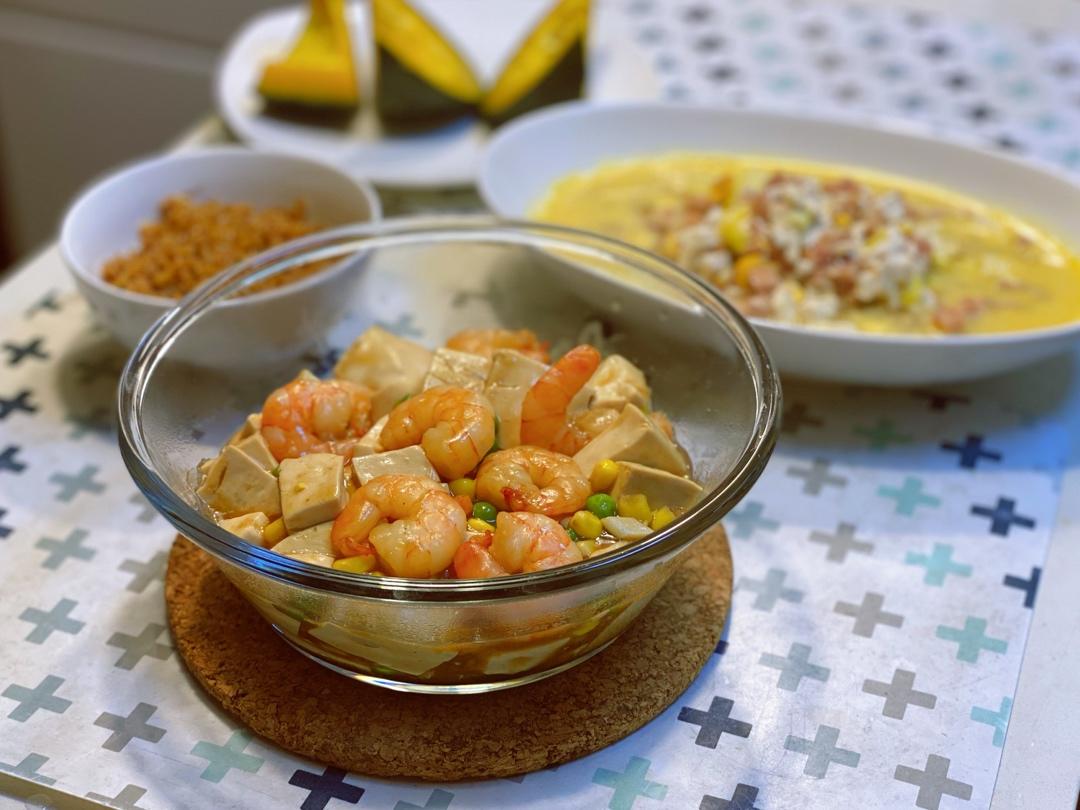 虾仁豆腐
