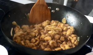海鲜鸡粒豆腐煲的做法 步骤10