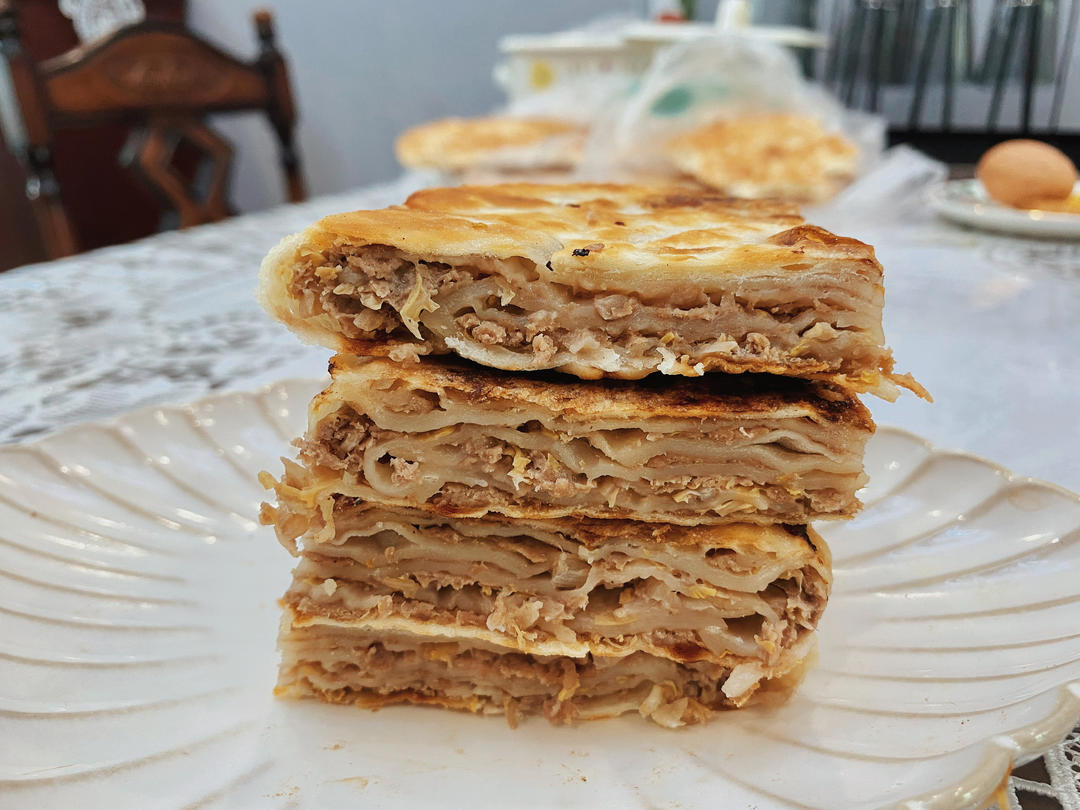 千层牛肉饼