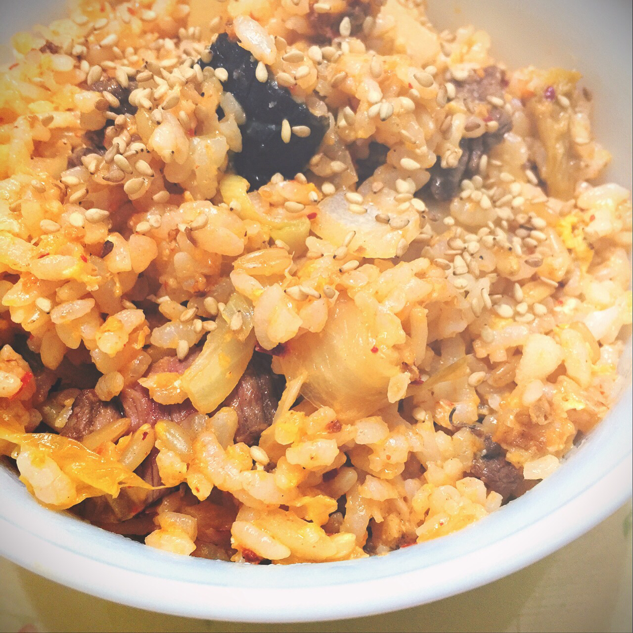 低卡却暖心，辣白菜炒饭！