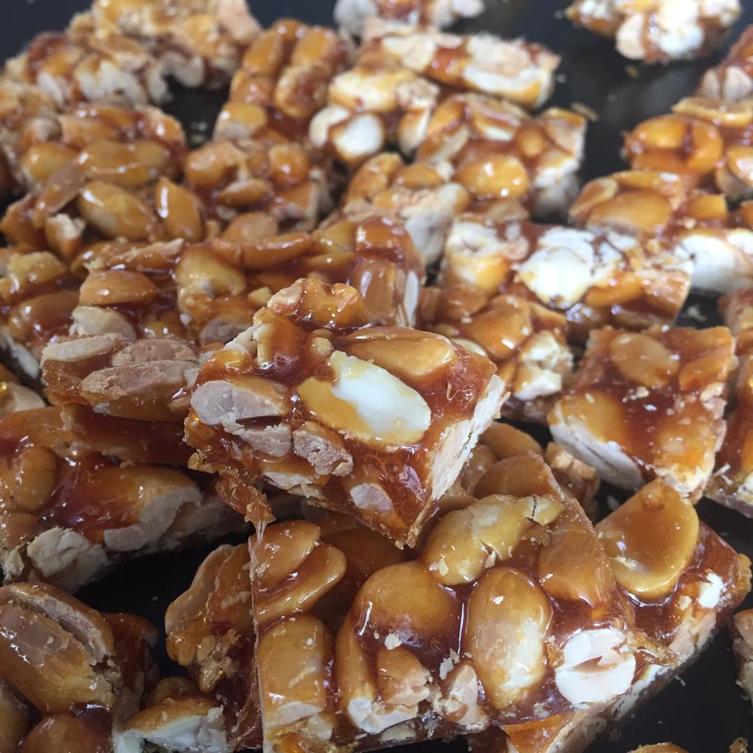 无水无油香脆花生糖