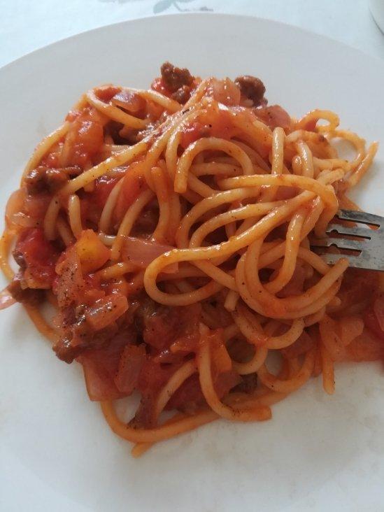 番茄肉酱意大利面