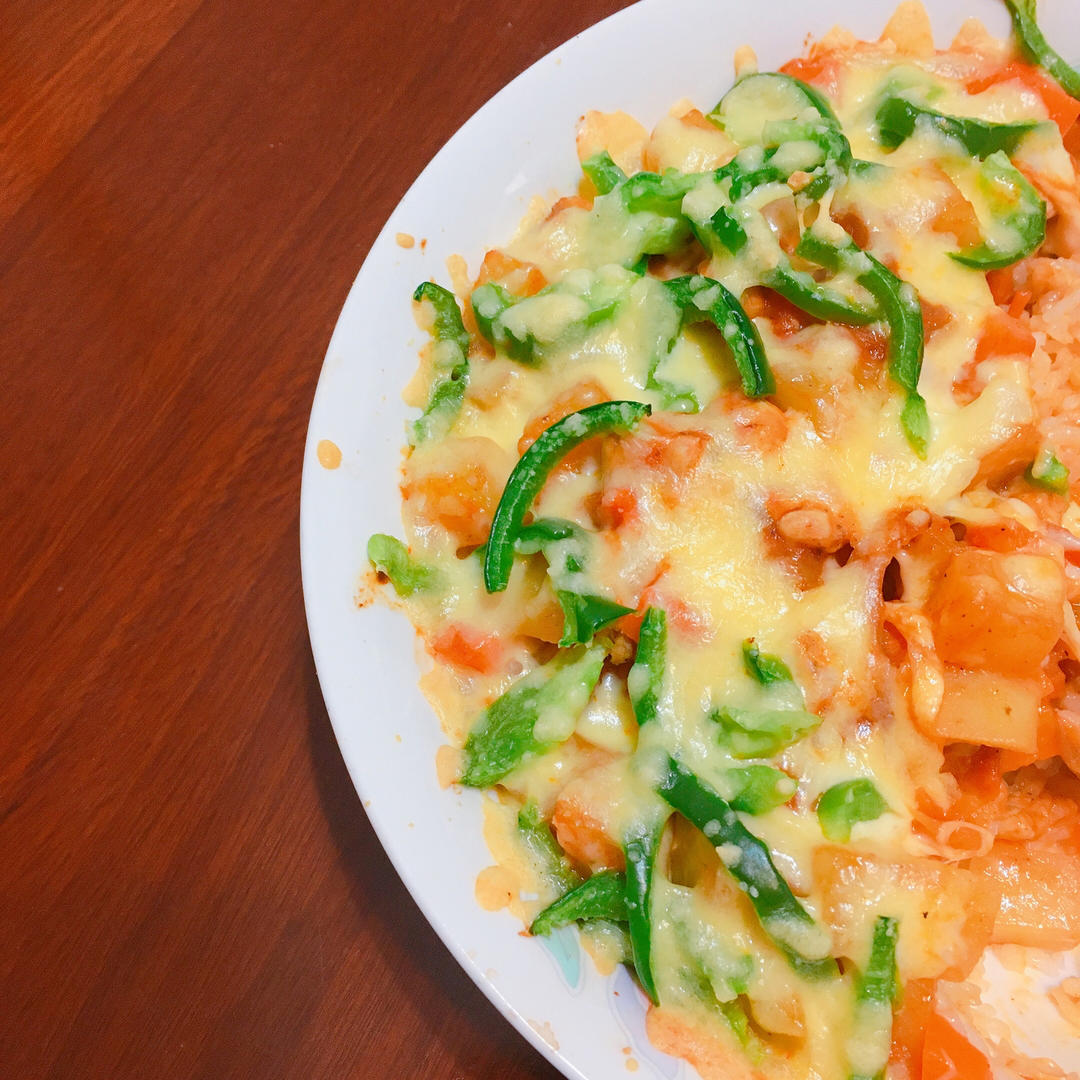 番茄鸡肉浓情焗饭【两人份】