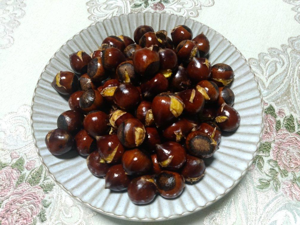 空气炸锅烤栗子