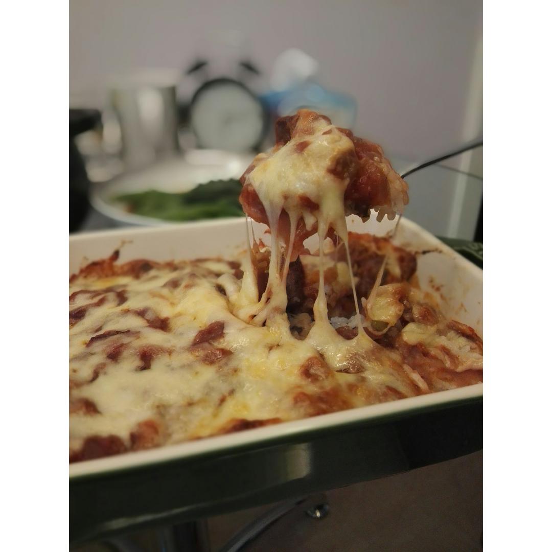 番茄鸡肉浓情焗饭【两人份】