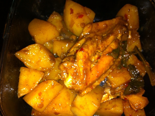 香辣土豆鸡翅