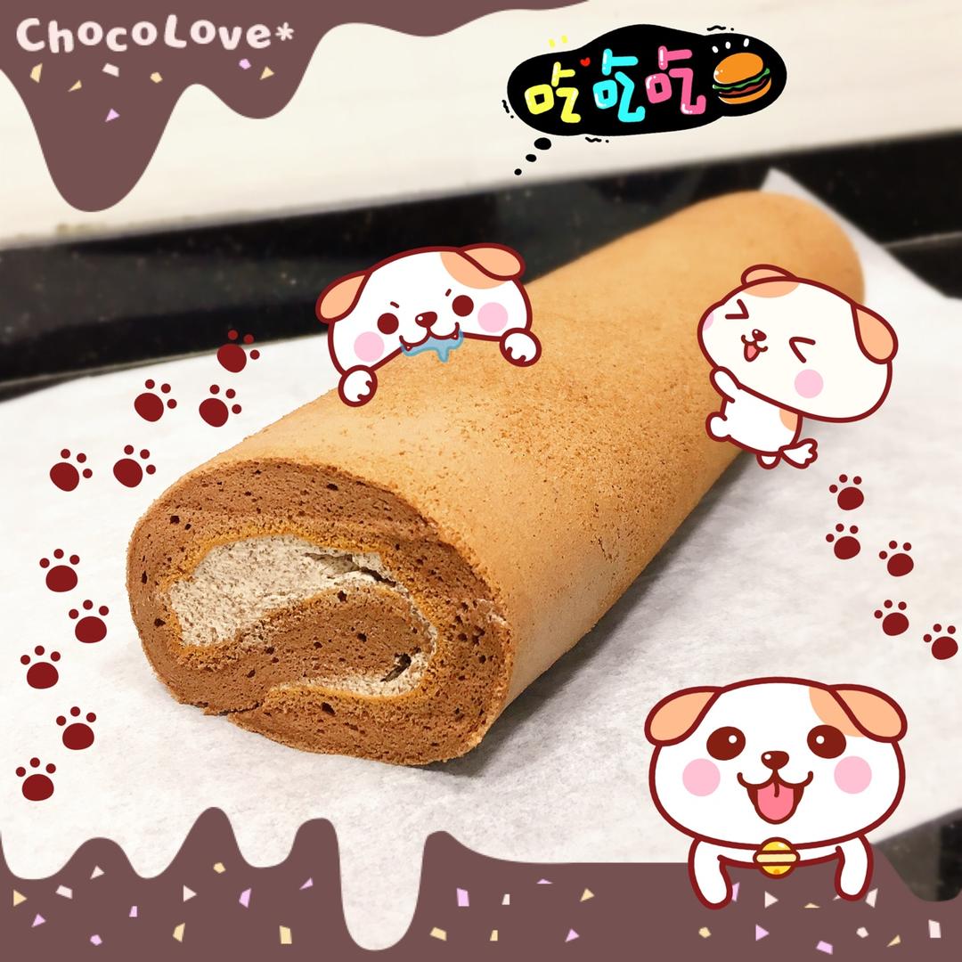 双重巧克力浓郁卷/香香香香···香喷喷的巧克力卷~/烘焙视频蛋糕篇10「中卷」