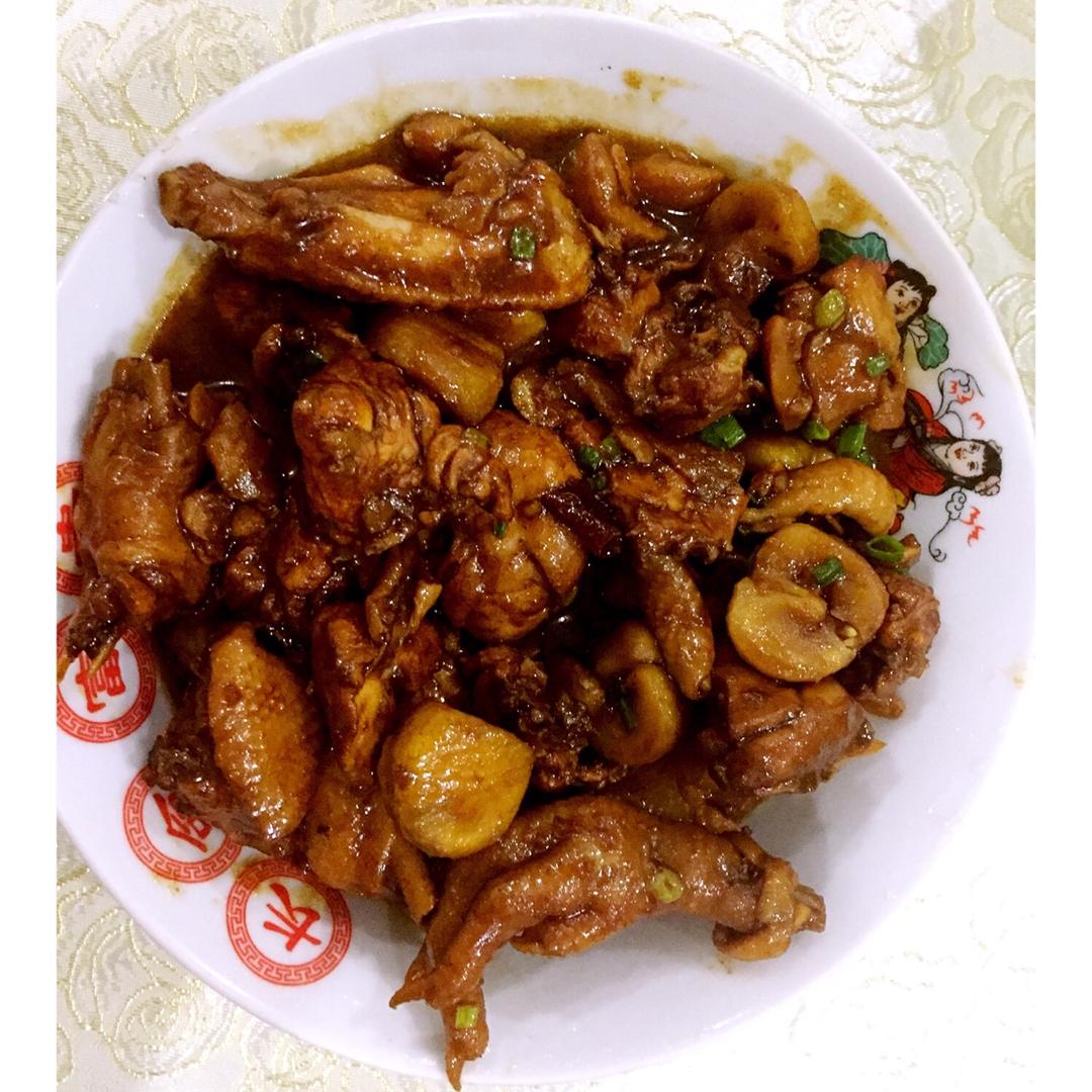 板栗烧鸡