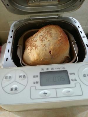 红豆沙面包（面包机）的做法 步骤7