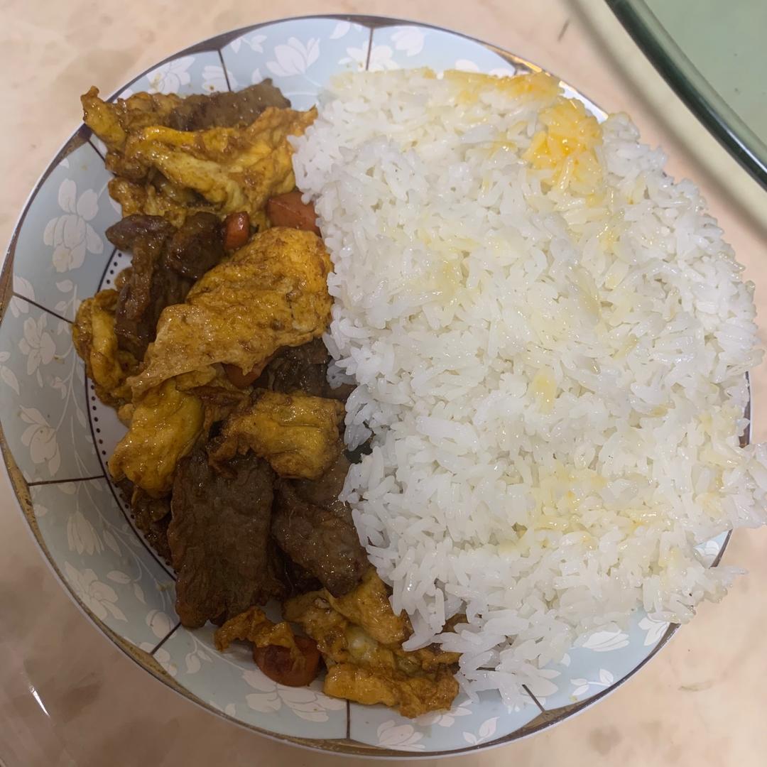 嫩✖️嫩的滑蛋牛肉饭