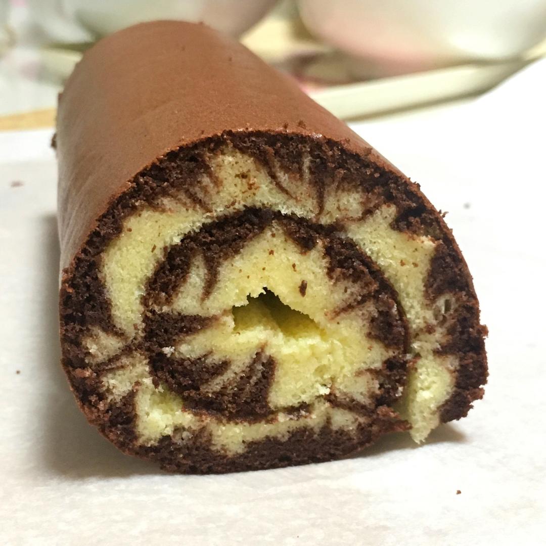 可可旋风蛋糕卷（视频）
