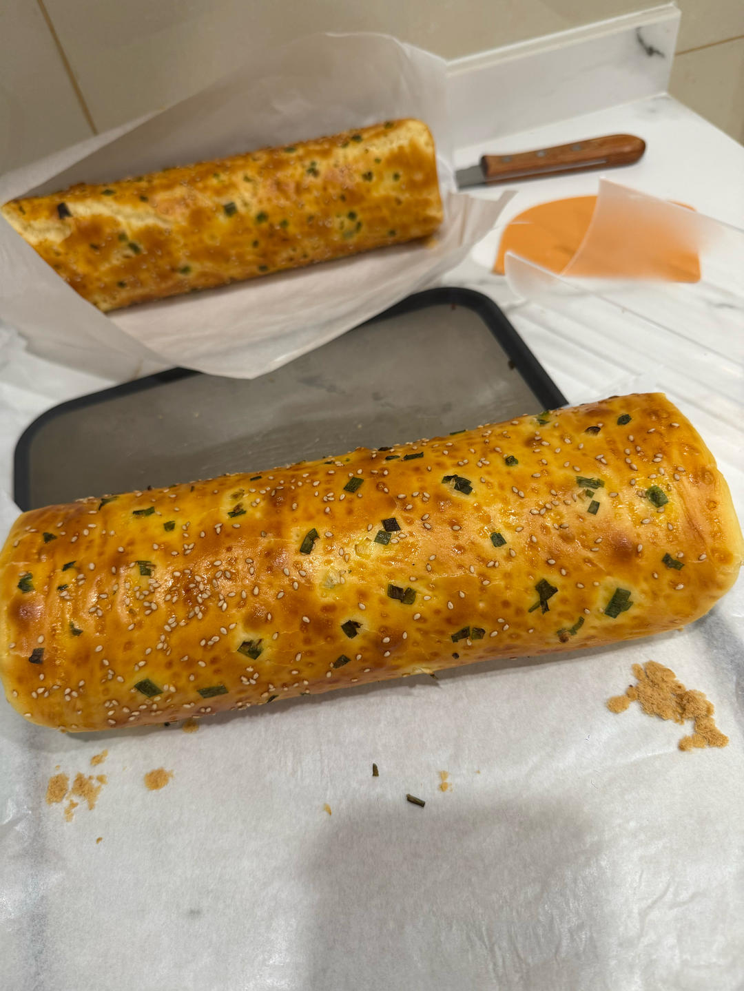 回忆的味道---肉松面包卷