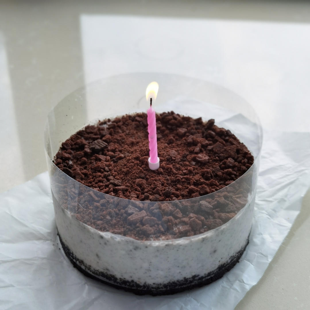 奥利奥咸芝士蛋糕｜免烤｜快手蛋糕