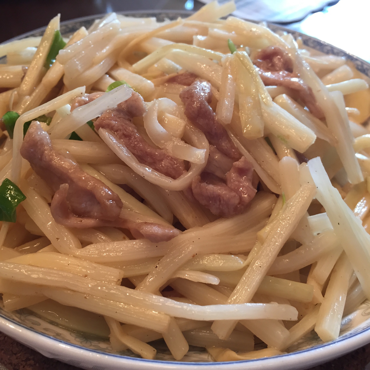 笋丝炒肉丝