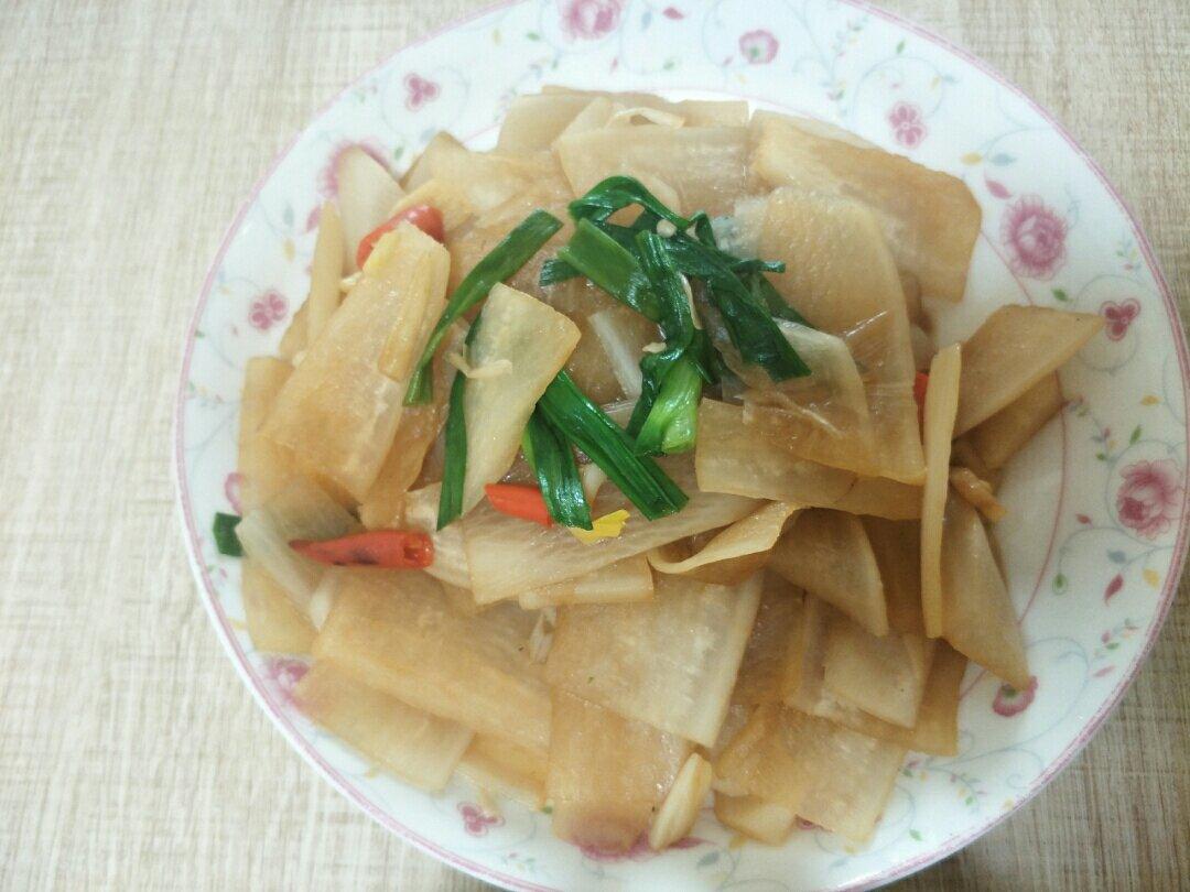 炒白萝卜