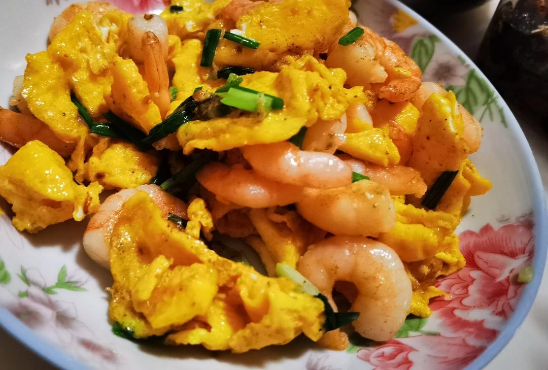 虾仁滑炒鸡蛋