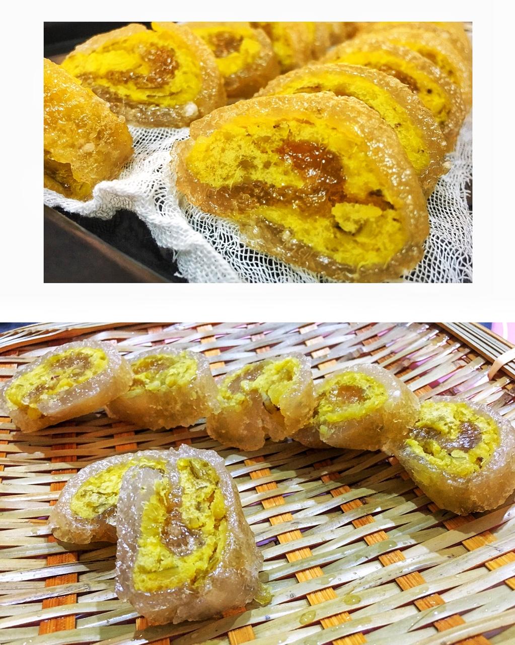 西米紫薯卷