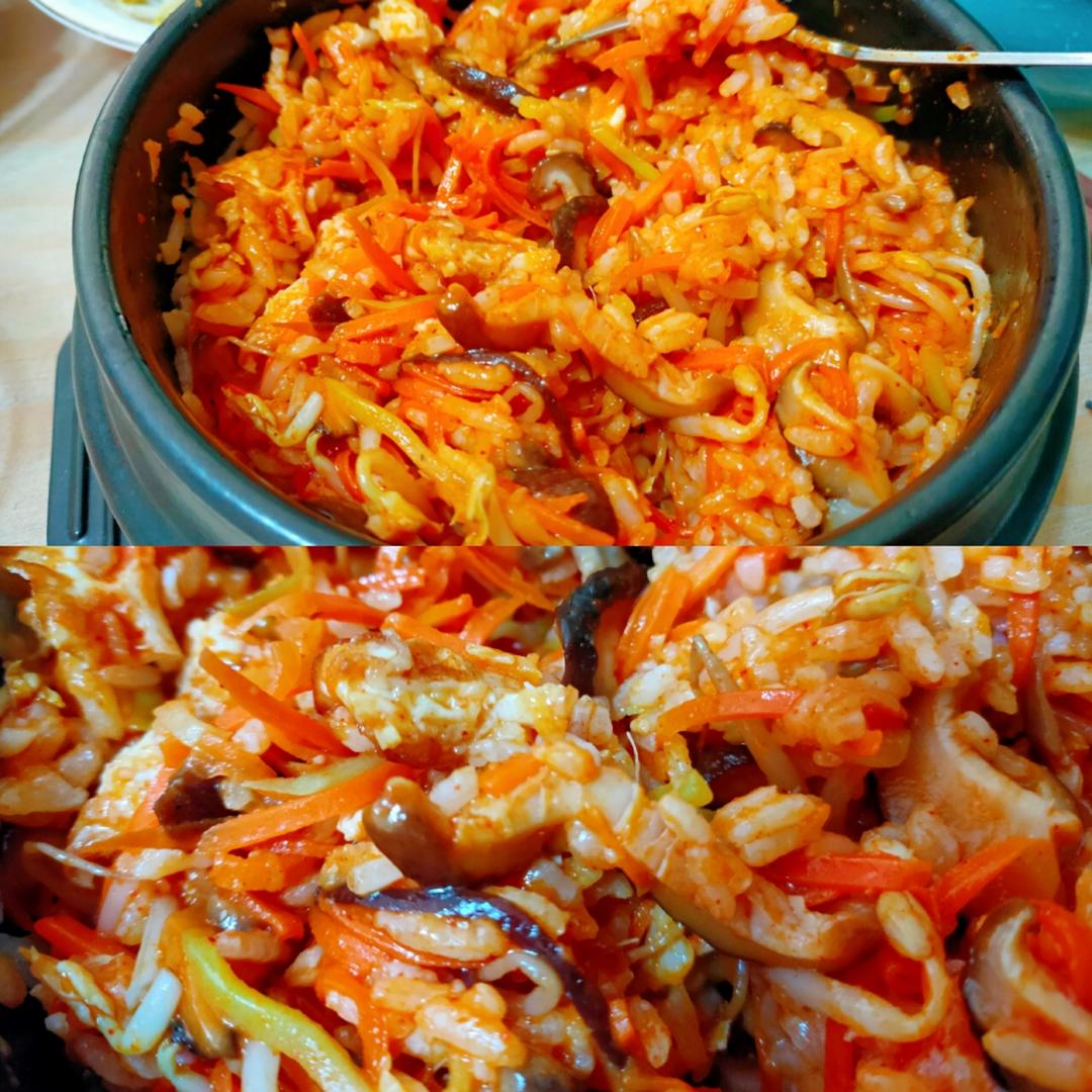 在家也可以做的石锅拌饭的做法 步骤9