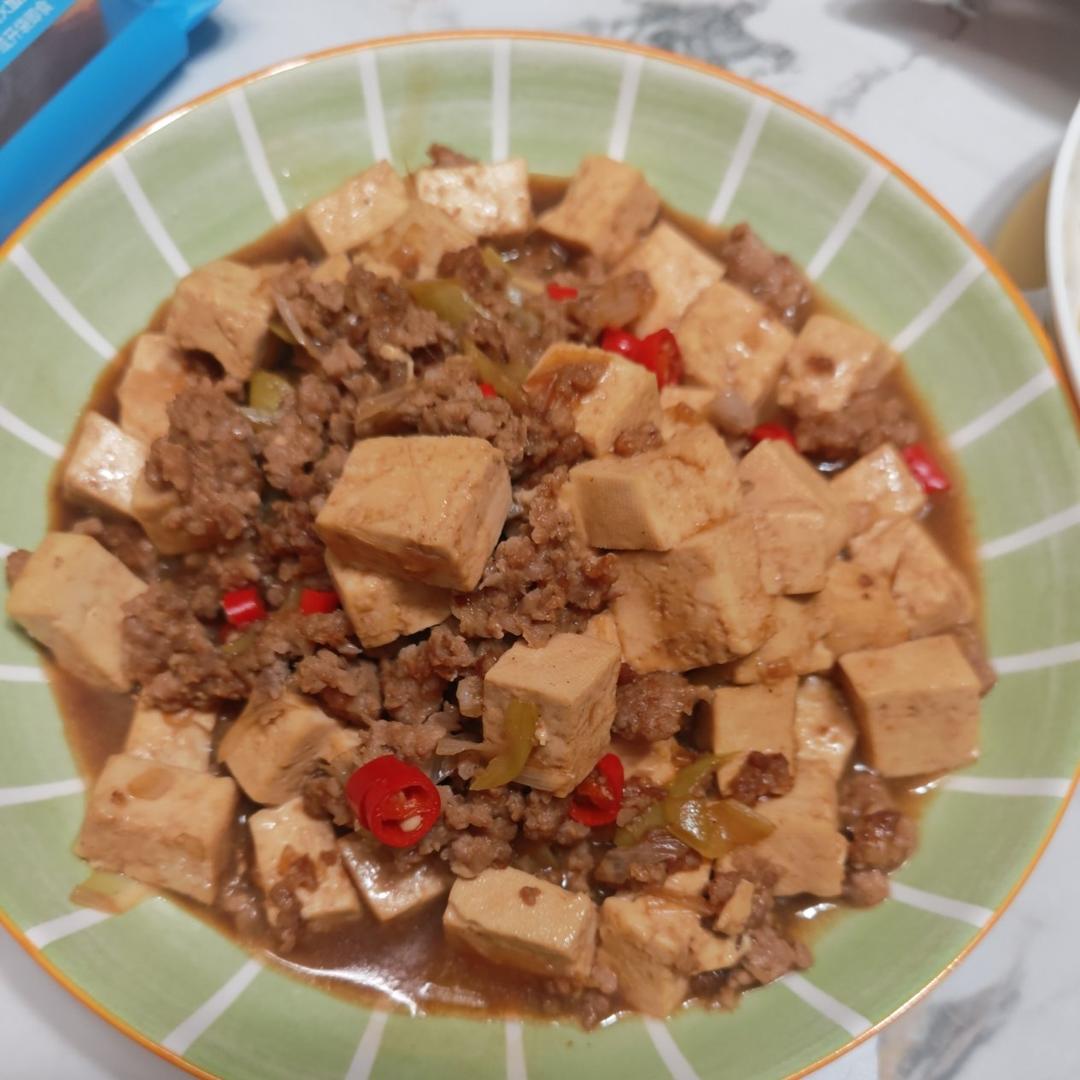 肉末嫩豆腐｜嫩滑口感爽口！这道快手菜超级下饭！！（减脂少油版）