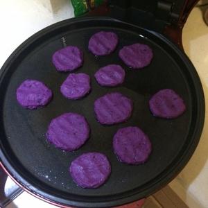 紫薯奶酪饼（宝宝快手饭）的做法 步骤5