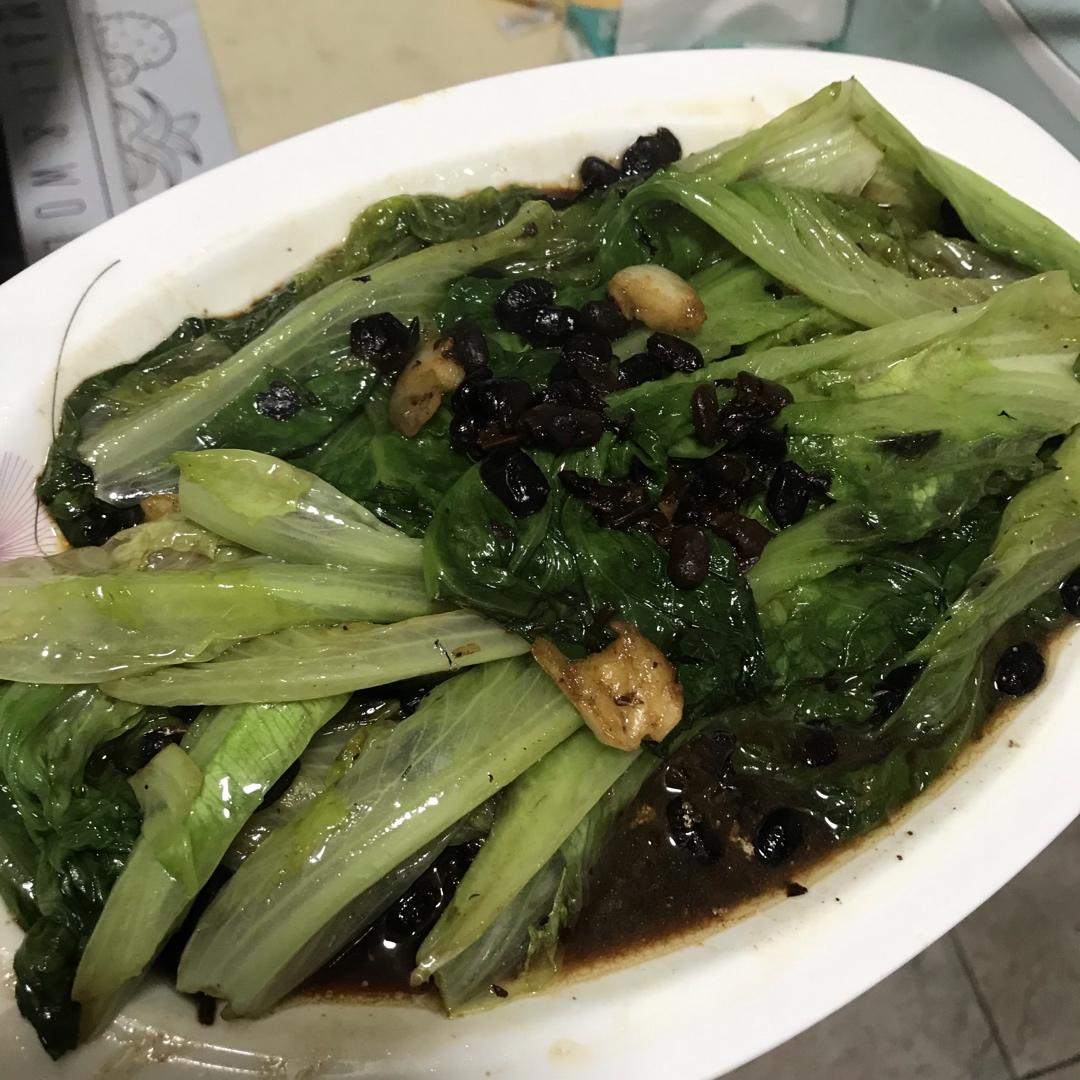 豆豉鲮鱼油麦菜 生菜