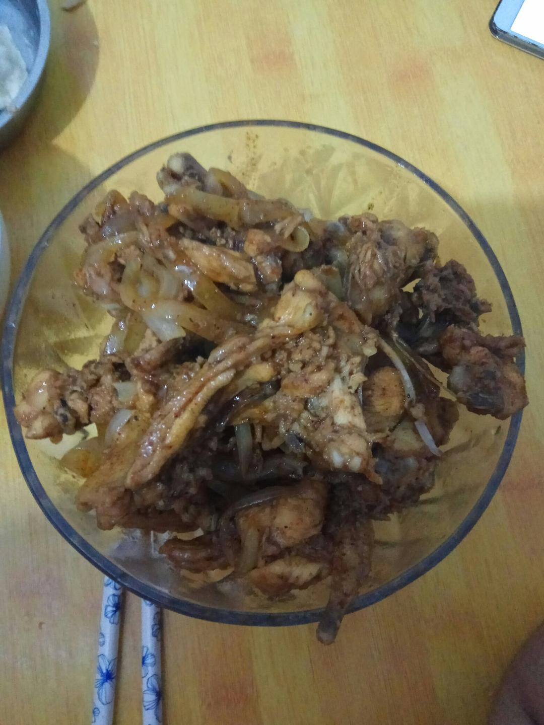 辣炒鸡架
