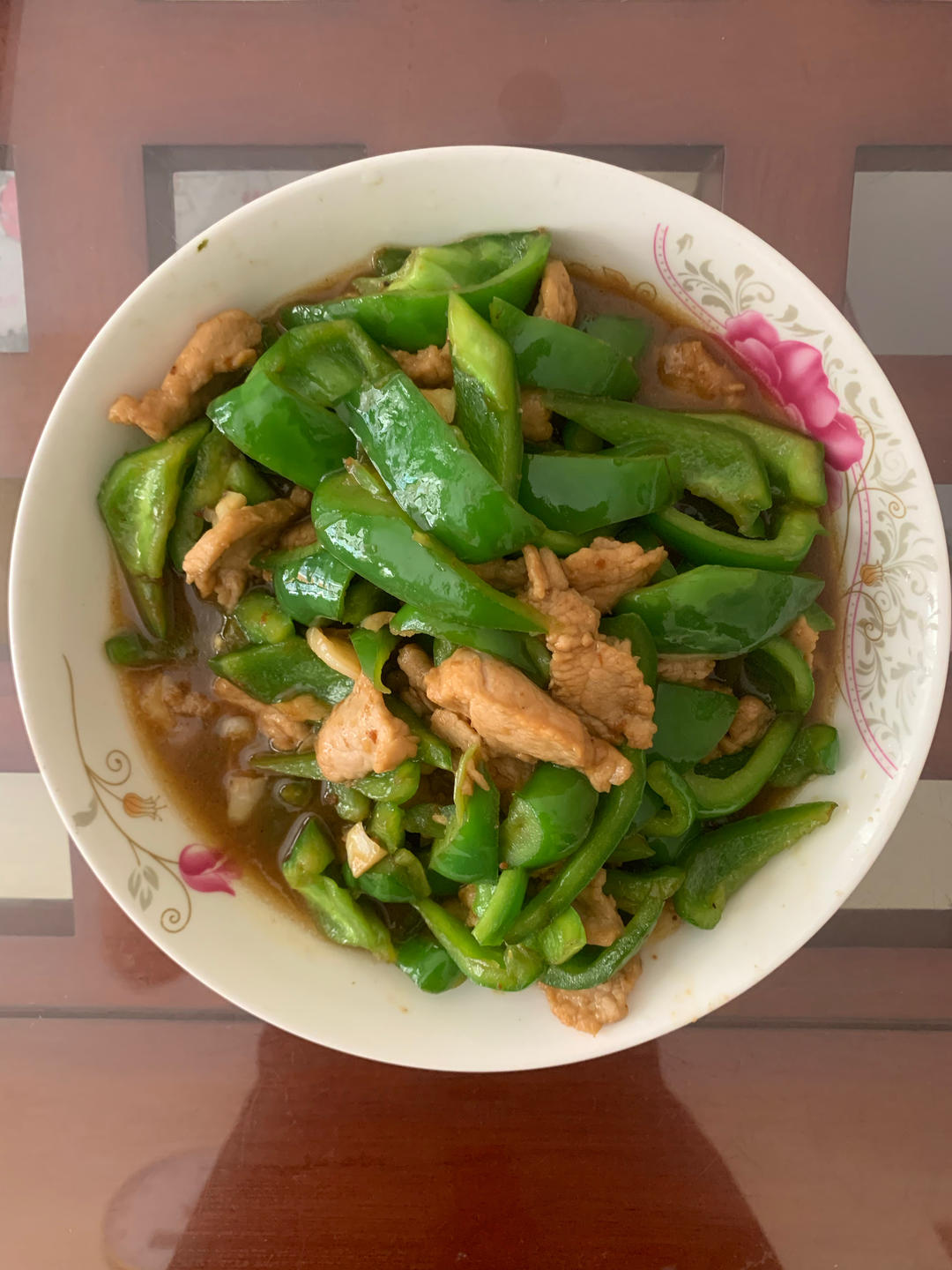青椒炒肉丝