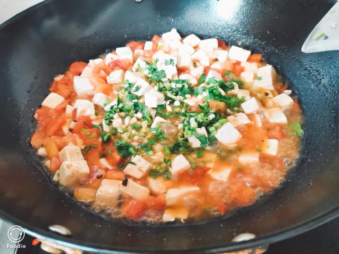 番茄烧豆腐