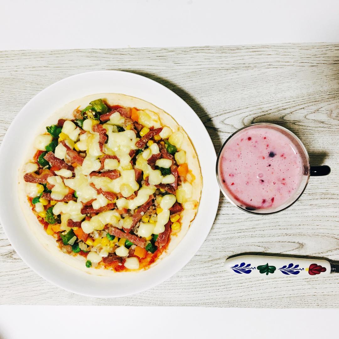 8寸纯手工什锦披萨