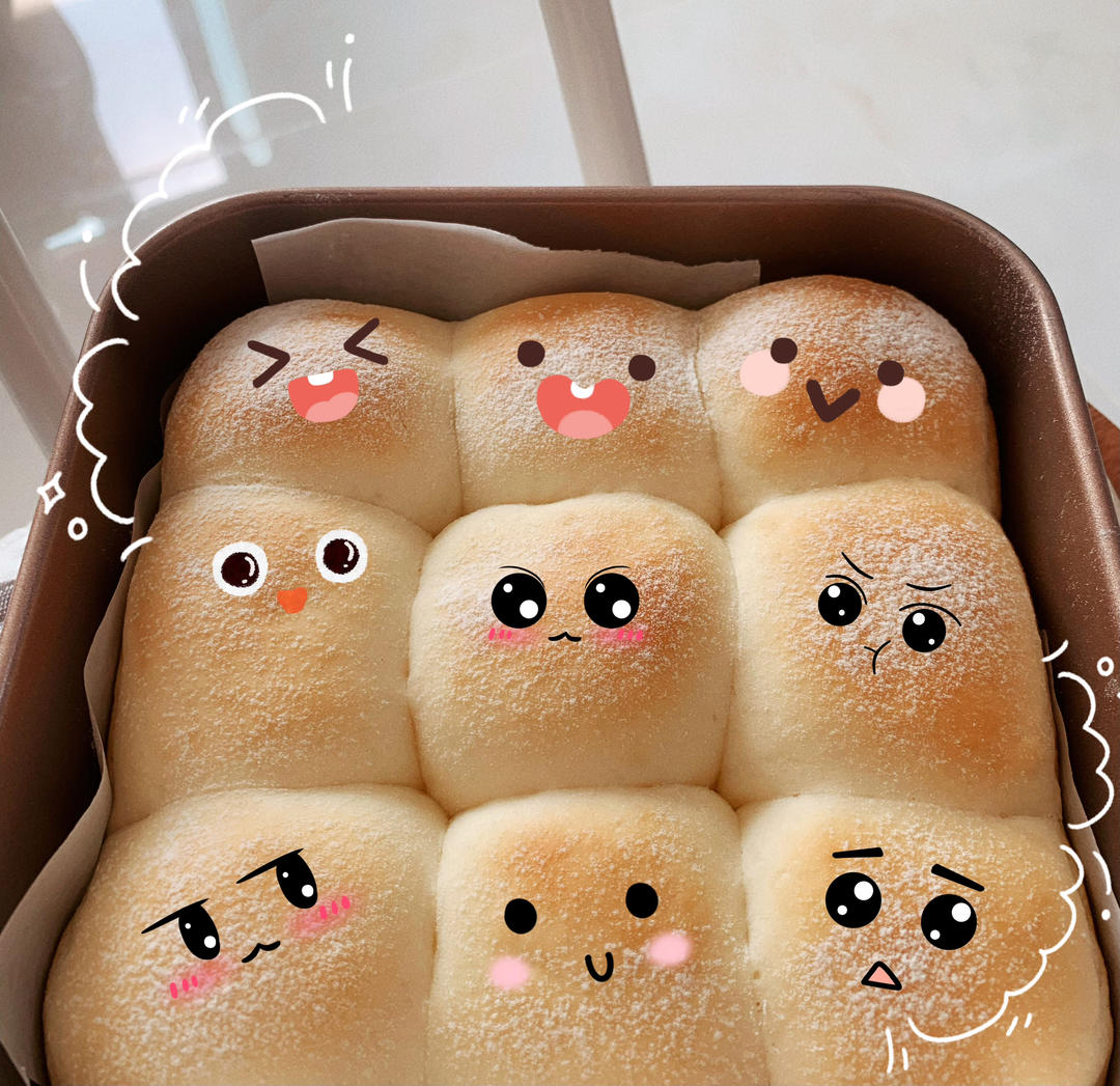 白色恋人小面包