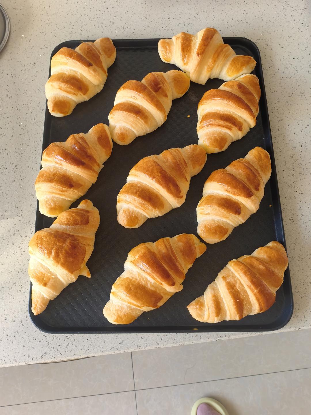 Sara可颂系列一：法国T粉冷藏发酵可颂