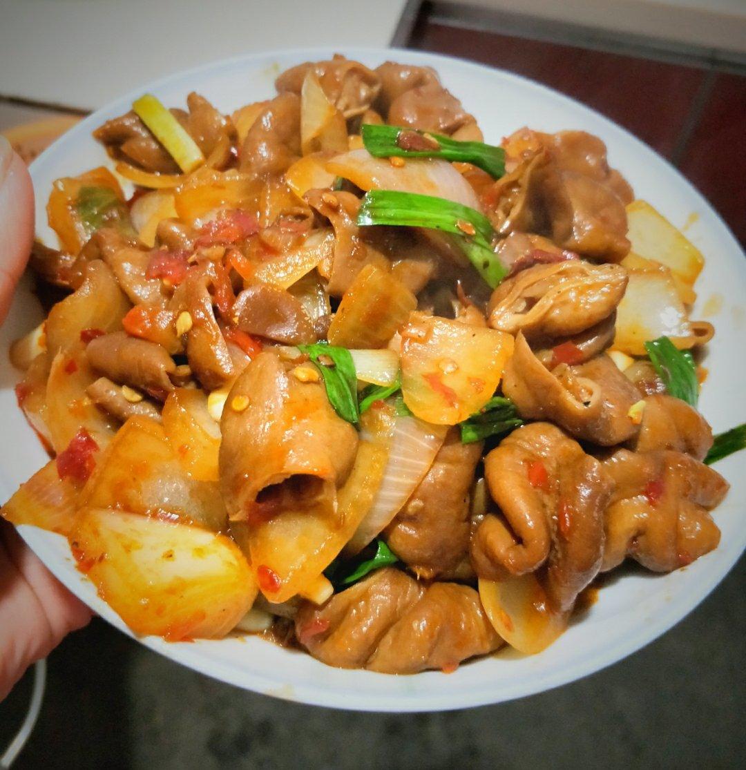 fat_renee做的洋葱炒肥肠