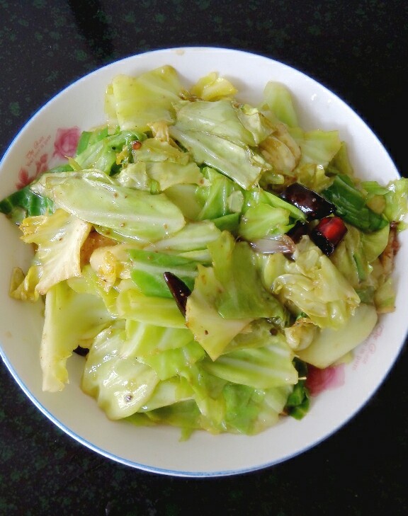 在家炒出街头小馆风味的炝炒圆白菜
