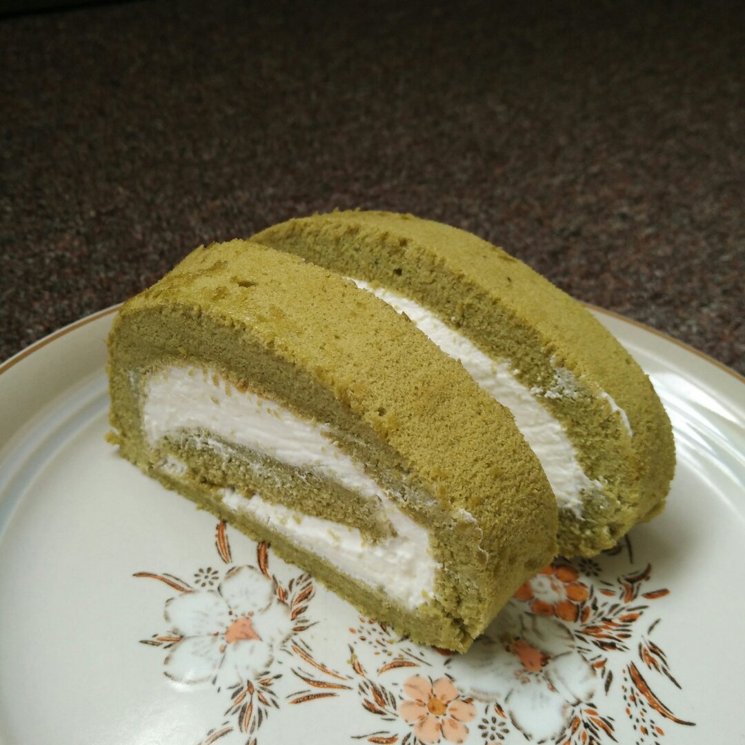 【i烘焙】抹茶戚风蛋糕卷