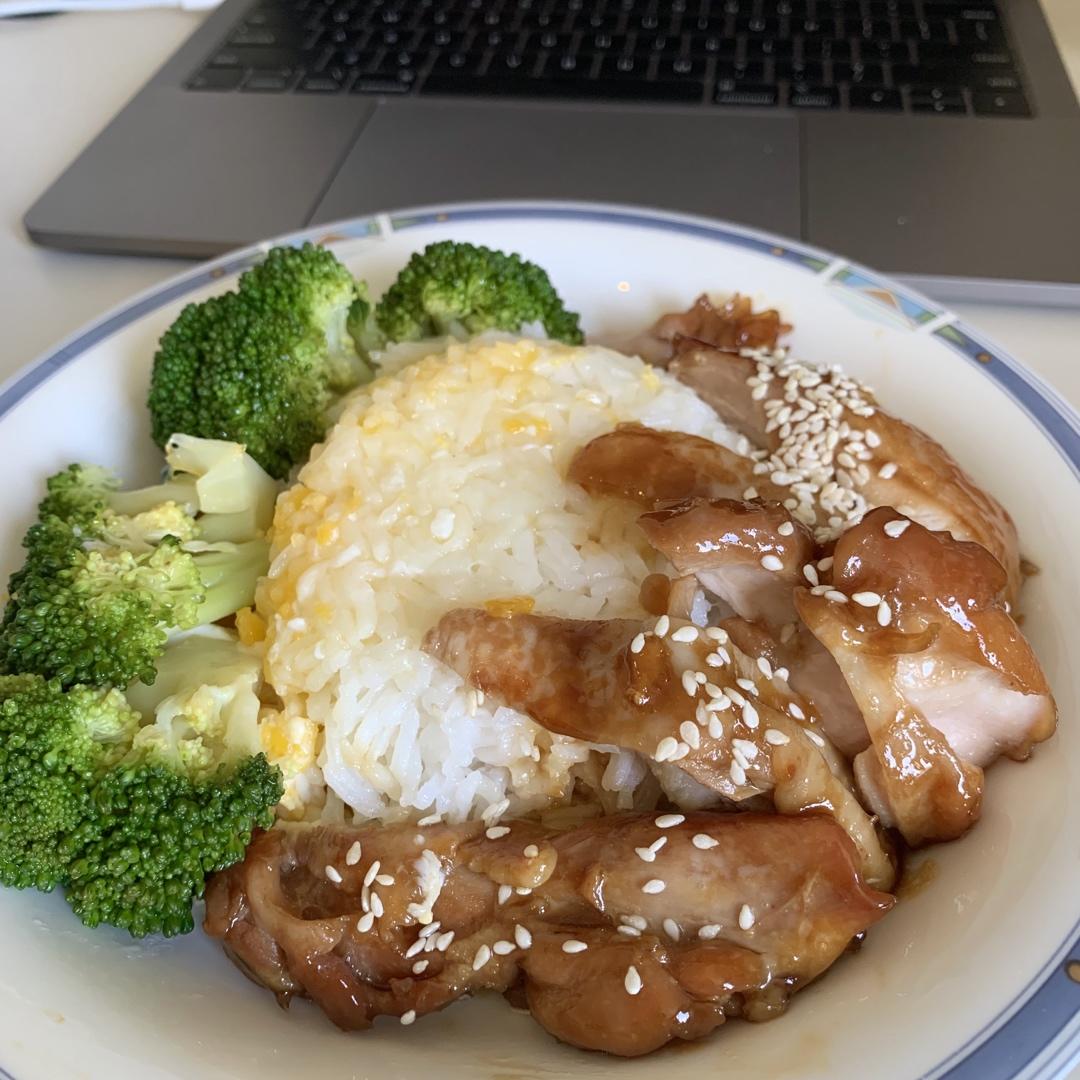 超美味的照烧鸡排饭