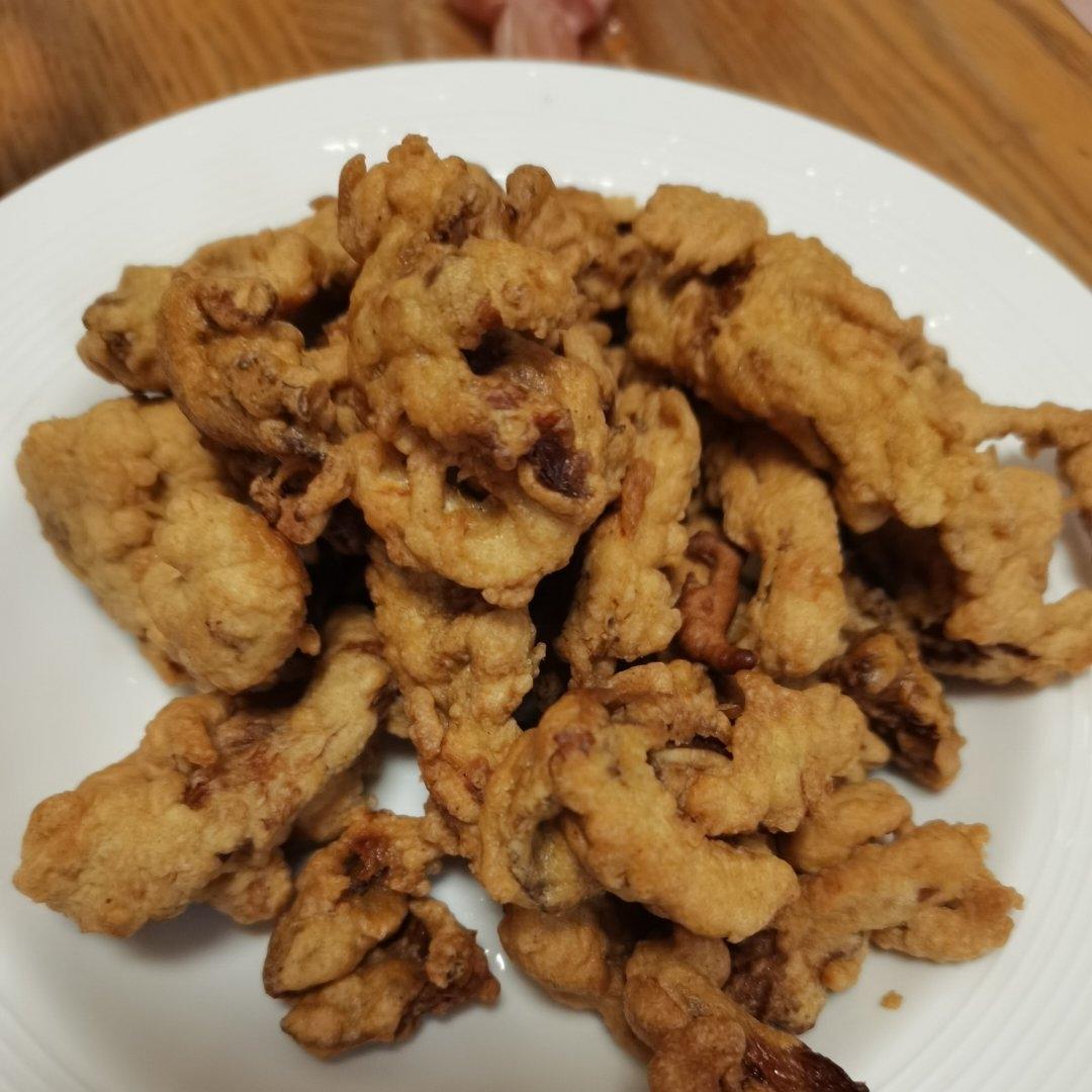 干炸蘑菇的做法，大人小孩都喜欢