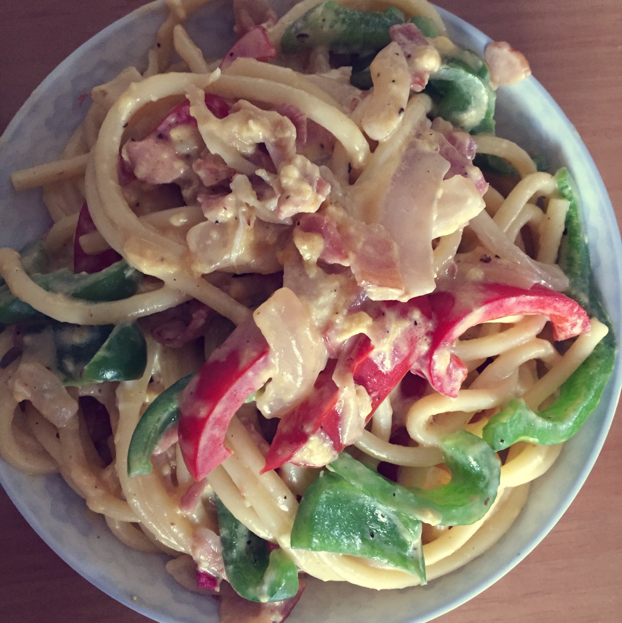 超简单的奶汁培根意面Carbonara