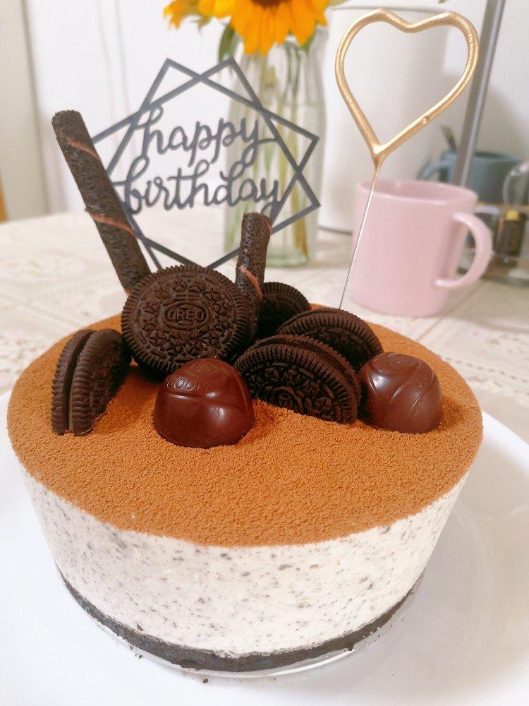 【奥利奥冻芝士蛋糕】拯救新手的免烤美味甜点